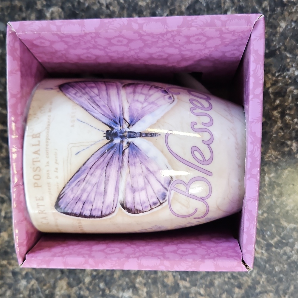 Christian Art Gifts Butterfly Mug BNWT
